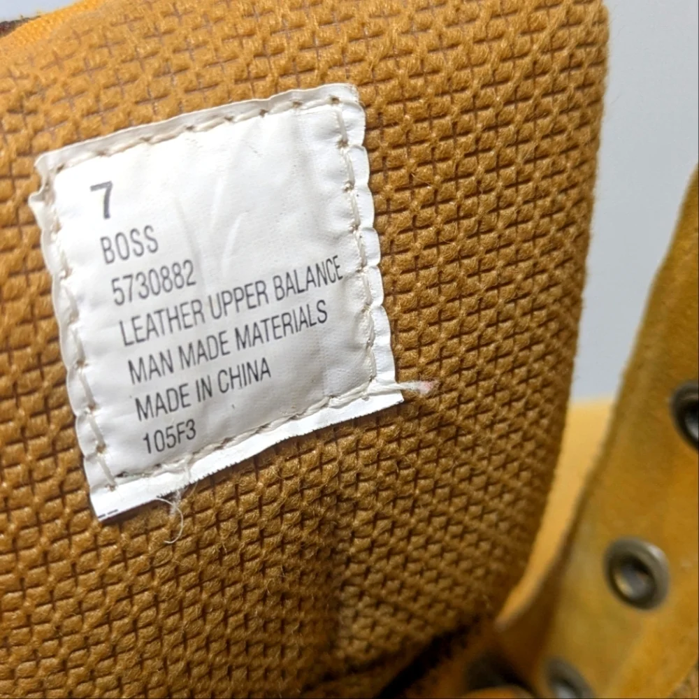 Brahma Boss Work Boot Size 7 Thinsulate Leather Heavy Duty Construction‎